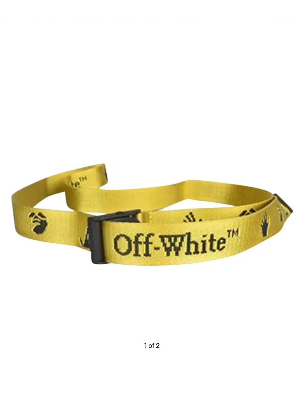 Off-White New Logo Industrial Belt